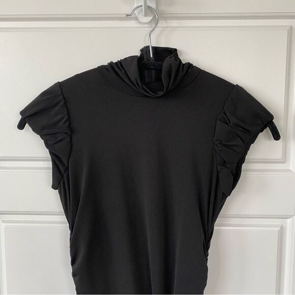 RUBY ROX | Bodycon Rouched Midi Dress - Picture 4 of 9